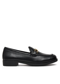LOVE MOSCHINO Loafersy JA10012G1MIA0000 Czarny ze sklepu MODIVO w kategorii Lordsy damskie - zdjęcie 181145020