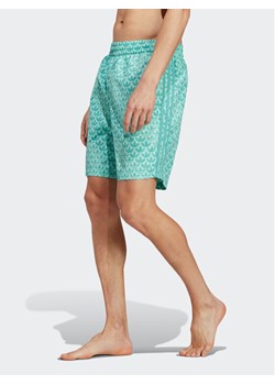 adidas Szorty kąpielowe Originals Monogram Swim Shorts H44773 Niebieski Regular Fit ze sklepu MODIVO w kategorii Kąpielówki - zdjęcie 181145061