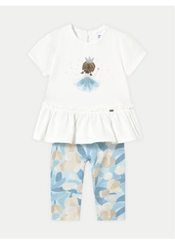 Mayoral Komplet t-shirt i legginsy 1735 Niebieski Regular Fit ze sklepu MODIVO w kategorii Komplety niemowlęce - zdjęcie 181145192