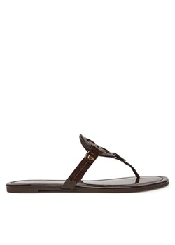 Tory Burch Japonki 11743 Brązowy ze sklepu MODIVO w kategorii Klapki damskie - zdjęcie 181145193