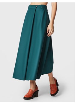 Simple Spódnica trapezowa LINDA TOL SDD550-02 Zielony Relaxed Fit ze sklepu MODIVO w kategorii Spódnice - zdjęcie 181145220