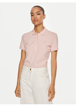 Lacoste Polo PF5462 Różowy Slim Fit ze sklepu MODIVO w kategorii Bluzki damskie - zdjęcie 181145300