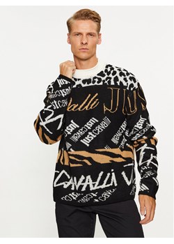 Just Cavalli Sweter 75OAFM08 Kolorowy Regular Fit ze sklepu MODIVO w kategorii Swetry męskie - zdjęcie 181145344