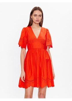 TWINSET Sukienka letnia 231TT2301 Pomarańczowy Regular Fit ze sklepu MODIVO w kategorii Sukienki - zdjęcie 181145360