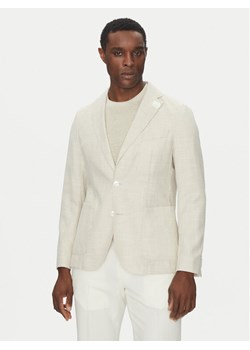 BOSS Marynarka C-Hanry-252 50540742 Écru Slim Fit ze sklepu MODIVO w kategorii Marynarki męskie - zdjęcie 181145474
