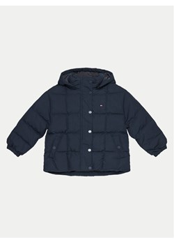 Tommy Hilfiger Kurtka puchowa KG0KG08392 M Granatowy Regular Fit - id: 0000304054419 - marki Tommy Hilfiger - 181145523 Tommy Hilfiger Kurtka puchowa KG0KG08392 M Granatowy Regular Fit ze sklepu MODIVO w kategorii Kurtki chłopięce - zdjęcie 181145523