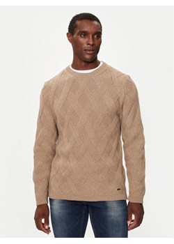 JOOP! Sweter 17 JK-28Diamondo 30043058 Beżowy Modern Fit ze sklepu MODIVO w kategorii Swetry męskie - zdjęcie 181145623