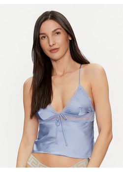 Hunkemöller Koszulka piżamowa Marcela 204993 Niebieski Regular Fit ze sklepu MODIVO w kategorii Piżamy damskie - zdjęcie 181145632