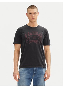 Wrangler T-Shirt 205921 Czarny Regular Fit ze sklepu MODIVO w kategorii T-shirty męskie - zdjęcie 181145661