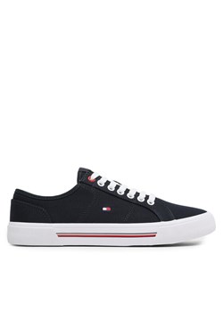 Tommy Hilfiger Tenisówki Core Corporate Vulc Canvas FM0FM04560 Granatowy ze sklepu MODIVO w kategorii Trampki męskie - zdjęcie 181145680