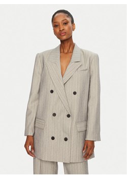 Munthe Marynarka 244151224410 Szary Regular Fit ze sklepu MODIVO w kategorii Marynarki damskie - zdjęcie 181145690
