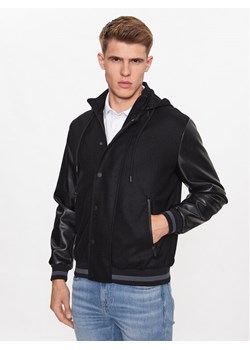 KARL LAGERFELD Kurtka przejściowa 505083 533799 Czarny Regular Fit ze sklepu MODIVO w kategorii Kurtki męskie - zdjęcie 181145701