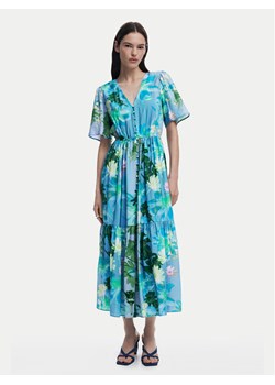 Desigual Sukienka koszulowa Nancy 25SWVW18 Niebieski Regular Fit ze sklepu MODIVO w kategorii Sukienki - zdjęcie 181145811