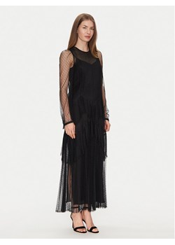 TWINSET Sukienka letnia 251TP2510 Czarny Regular Fit ze sklepu MODIVO w kategorii Sukienki - zdjęcie 181145851