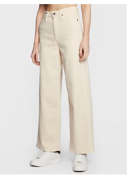 Calvin Klein Jeansy K20K205058 Écru Wide Leg ze sklepu MODIVO w kategorii Jeansy damskie - zdjęcie 181145864