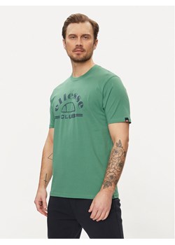 Ellesse T-Shirt Club SHV20259 Zielony Regular Fit ze sklepu MODIVO w kategorii T-shirty męskie - zdjęcie 181145930