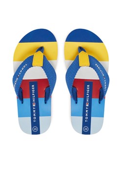 Tommy Hilfiger Japonki T3X8-33907-0058Y913 M Granatowy ze sklepu MODIVO w kategorii Klapki dziecięce - zdjęcie 181145942