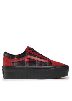 Vans Tenisówki Old Skool Stac VN0A7Q5M02Y1 Bordowy ze sklepu MODIVO w kategorii Trampki damskie - zdjęcie 181146090