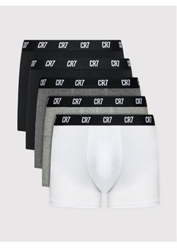 Cristiano Ronaldo CR7 Komplet 5 par bokserek Basic Trunk 5-Pack 8106-49-2400 Szary ze sklepu MODIVO w kategorii Majtki męskie - zdjęcie 181146142