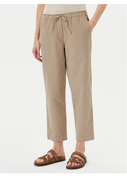 Marc O'Polo Spodnie materiałowe M03 1340 10073 Beżowy Tapered Fit ze sklepu MODIVO w kategorii Spodnie damskie - zdjęcie 181146153