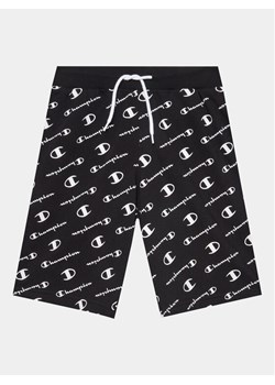 Champion Szorty sportowe 306297 Czarny Regular Fit ze sklepu MODIVO w kategorii Spodenki chłopięce - zdjęcie 181146220