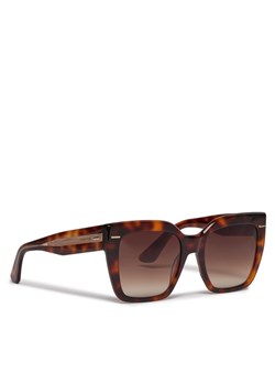 Calvin Klein Okulary przeciwsłoneczne CK23508S Brązowy ze sklepu MODIVO w kategorii Okulary przeciwsłoneczne damskie - zdjęcie 181146281