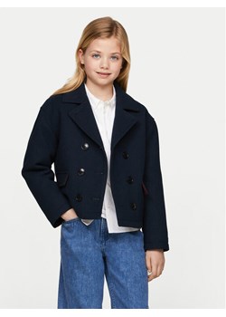Tommy Hilfiger Płaszcz przejściowy KG0KG08053 Granatowy Regular Fit ze sklepu MODIVO w kategorii Płaszcze dziewczęce - zdjęcie 181146304