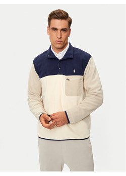 Polo Ralph Lauren Polar 710951455001 Beżowy Regular Fit ze sklepu MODIVO w kategorii Bluzy męskie - zdjęcie 181146403