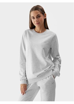 4F Bluza 4FWSS24TSWSF0954 Szary Regular Fit ze sklepu MODIVO w kategorii Bluzy damskie - zdjęcie 181146440