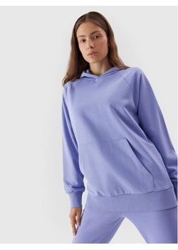 4F Bluza 4FAW23TSWSF0725 Niebieski Regular Fit ze sklepu MODIVO w kategorii Bluzy damskie - zdjęcie 181146450