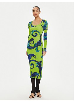 Versace Jeans Couture Sukienka codzienna 78HAO920 Zielony Regular Fit ze sklepu MODIVO w kategorii Sukienki - zdjęcie 181146472