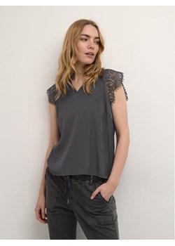 Cream Bluzka Crnola Lace 10611693 Szary Straight Fit ze sklepu MODIVO w kategorii Bluzki damskie - zdjęcie 181146490