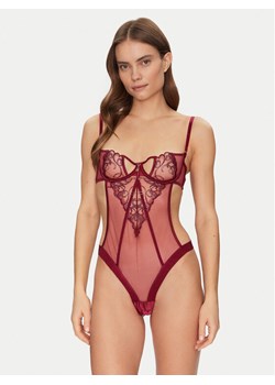 Hunkemöller Body Scarlett 301036 Bordowy ze sklepu MODIVO w kategorii Body damskie - zdjęcie 181146493