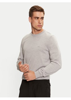 Boss Sweter Botto-L 50476364 Szary Regular Fit ze sklepu MODIVO w kategorii Swetry męskie - zdjęcie 181146541