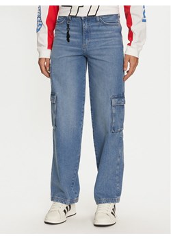 Wrangler Jeansy Hot Wheels 112357951 Niebieski Wide Leg ze sklepu MODIVO w kategorii Jeansy damskie - zdjęcie 181146584