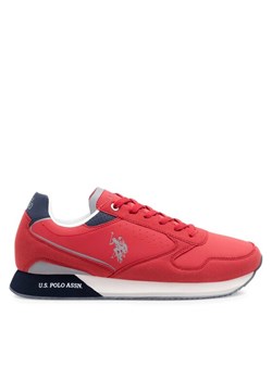 U.S. Polo Assn. Sneakersy NOBIL003M/CHY4 Czerwony ze sklepu MODIVO w kategorii Buty sportowe męskie - zdjęcie 181146633