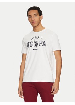 U.S. Polo Assn. T-Shirt MUP4083 Biały Regular Fit ze sklepu MODIVO w kategorii T-shirty męskie - zdjęcie 181146863