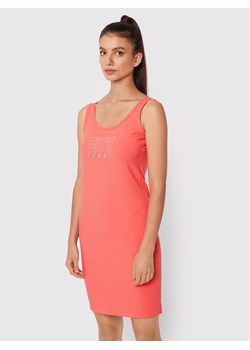 DKNY Sport Sukienka letnia DP2D4646 Koralowy Slim Fit ze sklepu MODIVO w kategorii Sukienki - zdjęcie 181146954