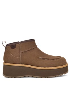 Ugg Botki W Cityfunc Ultra Mini 1158193 Brązowy ze sklepu MODIVO w kategorii Botki - zdjęcie 181147021