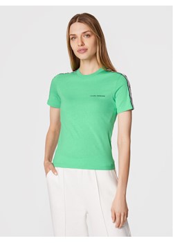 Chiara Ferragni T-Shirt 73CBHT13 Zielony Slim Fit ze sklepu MODIVO w kategorii Bluzki damskie - zdjęcie 181147061