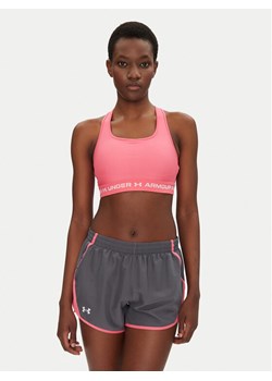 Under Armour Biustonosz sportowy Crossback Mid Bra 1361034 Różowy ze sklepu MODIVO w kategorii Biustonosze - zdjęcie 181147062