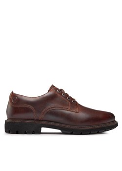 Clarks Półbuty Batcombe Tie 261734367 Brązowy ze sklepu MODIVO w kategorii Buty eleganckie męskie - zdjęcie 181147221