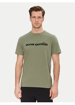 Moose Knuckles T-Shirt Conway M15MT760 Zielony Regular Fit ze sklepu MODIVO w kategorii T-shirty męskie - zdjęcie 181147323