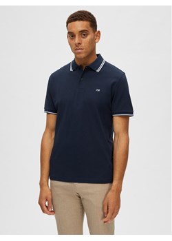 Selected Homme Polo 16087840 Granatowy Regular Fit ze sklepu MODIVO w kategorii T-shirty męskie - zdjęcie 181147421