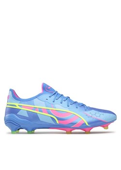 Puma Buty do piłki nożnej King Ultimate Energy Fg/Ag 107553 01 Niebieski ze sklepu MODIVO w kategorii Buty sportowe męskie - zdjęcie 181147462