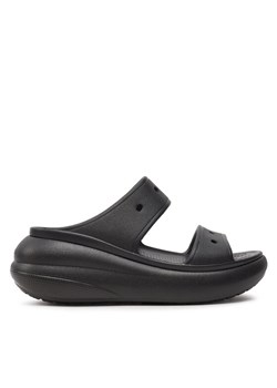 Crocs Klapki Classic Crush Sandal 207670 Czarny ze sklepu MODIVO w kategorii Klapki damskie - zdjęcie 181147484