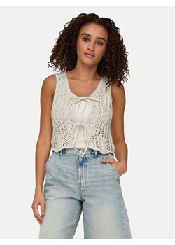 ONLY Top Lizzy 15343882 Beżowy Regular Fit - id: 0000304962394 - marki ONLY - 181147621 ONLY Top Lizzy 15343882 Beżowy Regular Fit ze sklepu MODIVO w kategorii Bluzki damskie - zdjęcie 181147621