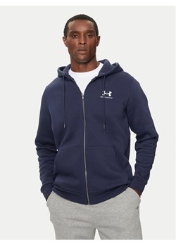 Under Armour Bluza Essential 1373881 Granatowy Regular Fit ze sklepu MODIVO w kategorii Bluzy męskie - zdjęcie 181147660