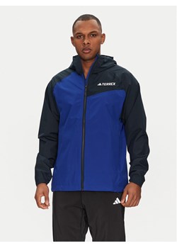adidas Kurtka outdoor Terrex Multi 2L RAIN.RDY JD8353 Niebieski Regular Fit ze sklepu MODIVO w kategorii Kurtki męskie - zdjęcie 181147782