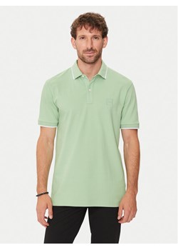 Boss Polo Passertip 50507699 Zielony Slim Fit ze sklepu MODIVO w kategorii T-shirty męskie - zdjęcie 181147824